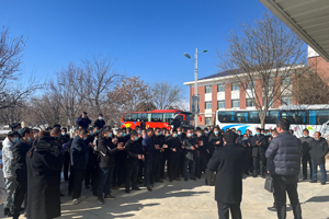 民乐县乡村振兴及农机维修工培训班来公司观摩学习